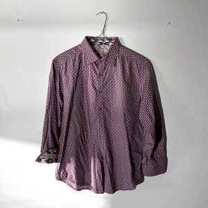 Robert Graham Pink Plaid Dress Shirt